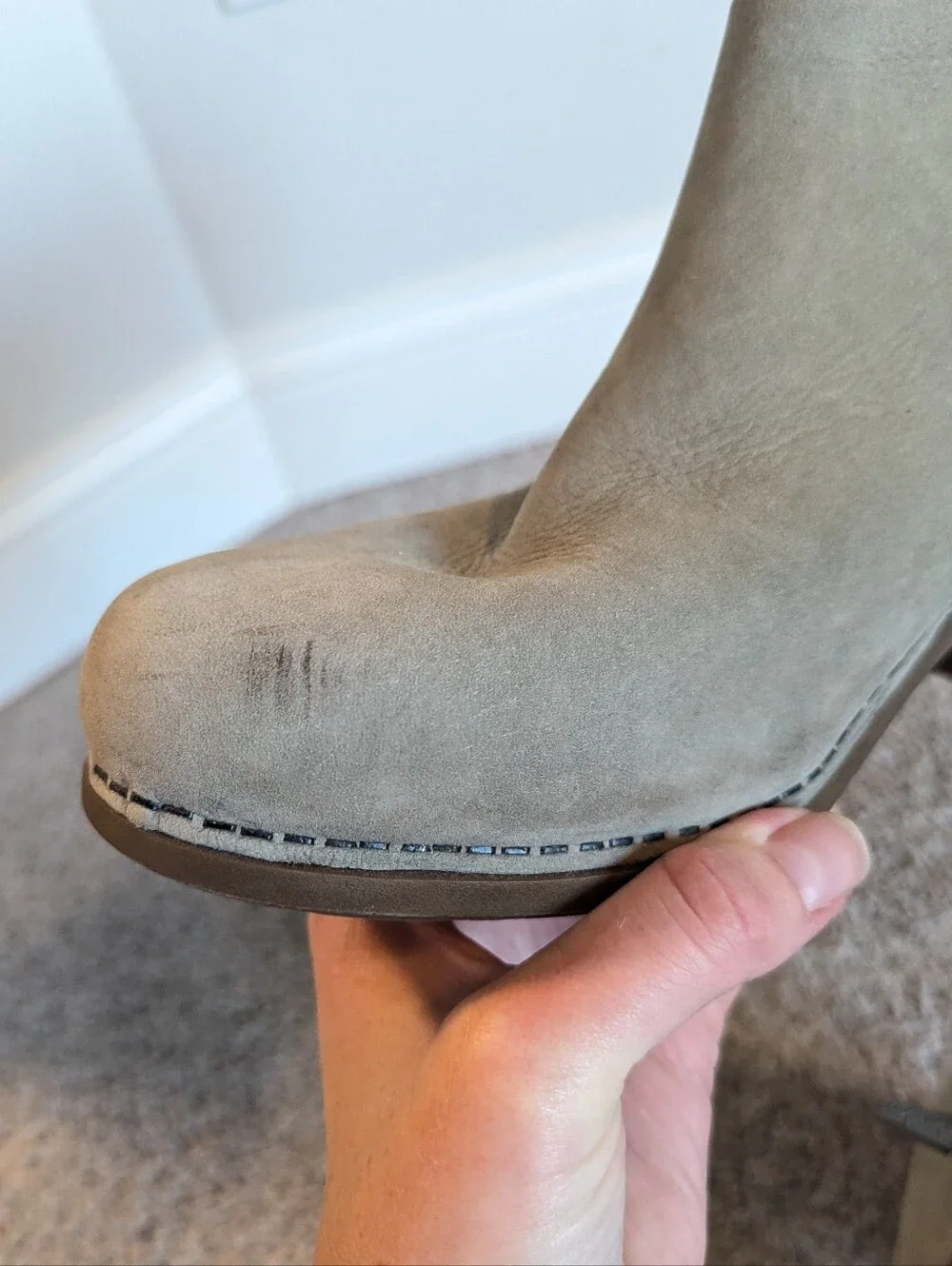 Dansko Hartley Nubuck Leather Ankle Boots - Grey EU 40